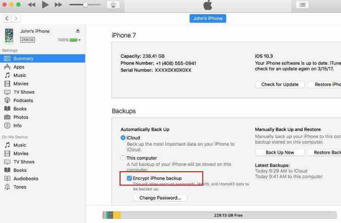 changing apple itunes password