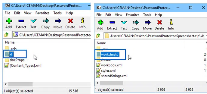 unlock worksheet password