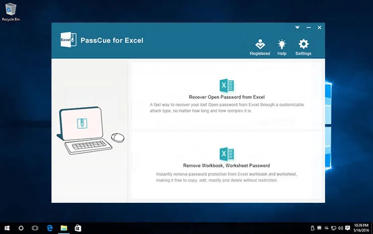 install Excel password recovery