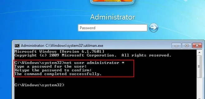 net user administrator