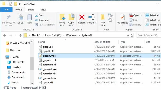 Access Local Group Policy Editor by Shortcut 