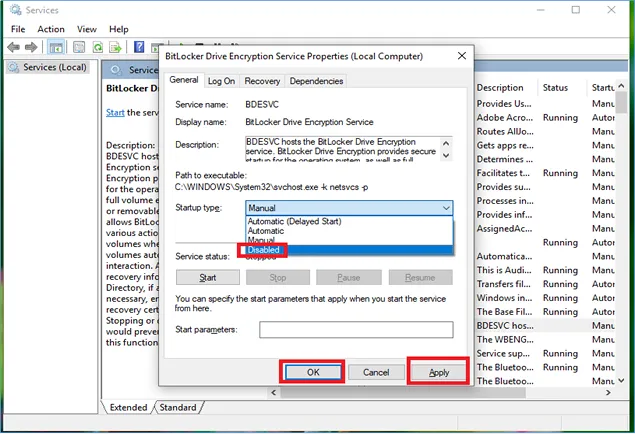 BitLocker Drive Encryption Service