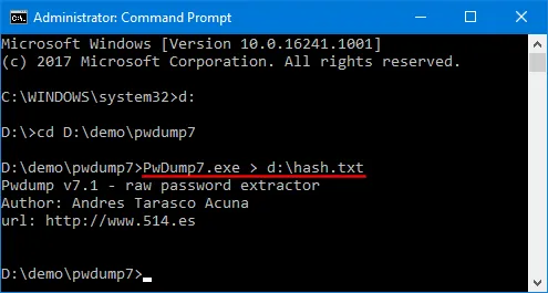 reset windows password with John the Ripper