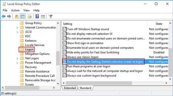 Computer Configuration > Administrative Templates > System