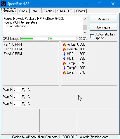 SpeedFan （Free） 