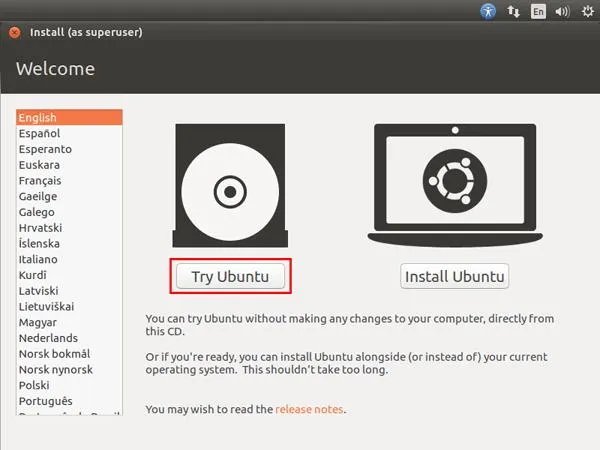 Ubuntu Disc 