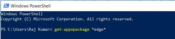 open powershell