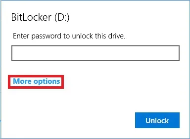 open bitlocker drive