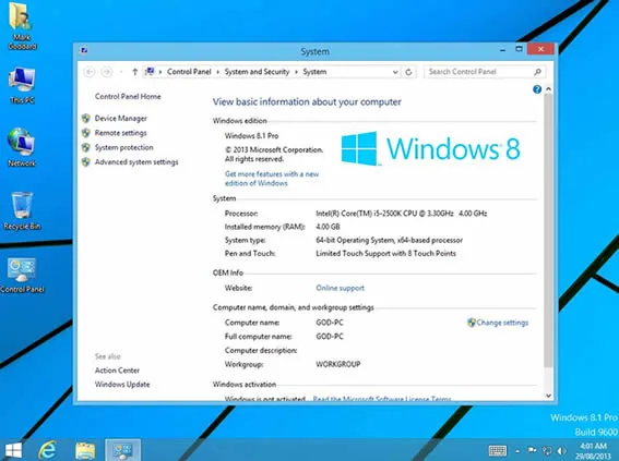 Windows 8 1 Pro Build 9600 Activation Key Download 2019 2020