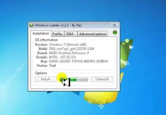 Windows Loader v2.2.2 by Dar